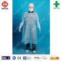 Disposable surgical fabric to patient hospital gown